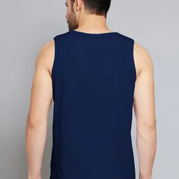 Juxar Calif LA Ornia Printed Round Neck Cotton Gym VestJXR-067SAN-NY-XS image 3