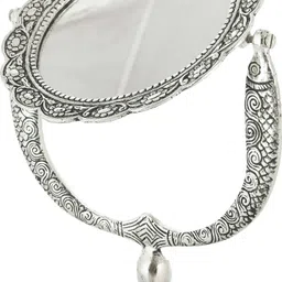 houzzplus Handicraft Aluminium Frame Antique finish Mirror For Home image 2