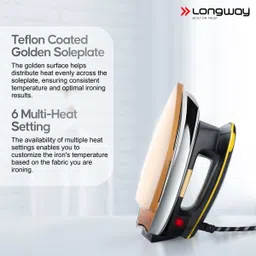 longway Plancha 1000 W Dry Iron image 4
