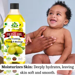 aura kriya Light Olive Oil for Beautiful Skin, Hair, Face & Body Massage Oil | Olive Oil image 4