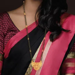 MEENAZ Gold-Plated Beaded Mangalsutra image 5