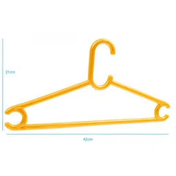 SINAL 6 Pieces Orange Coloured Saree Hangers image 4