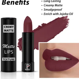 PERPAA Creamy Matte Set Of 2 Long Stay Intense Lipstick - Rust Orange 73 - Tan Red 80 image 5