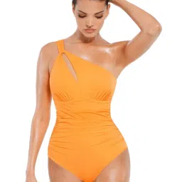 Women One Shoulder Shapewear Swimwear-image-19