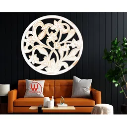 VAS collection home White & Yellow Textured Wooden Wall Plates-picture-15