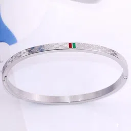MYKI Women Silver-Plated Bangle-Style Bracelet-picture-33