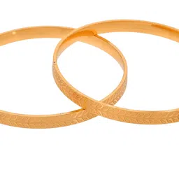 Shoshaa Set Of 2 Gold-Plated Handcrafted Bangles image 4