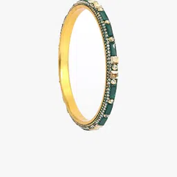 Adwitiya Collection Set Of 4 Gold Plated Stones Studded Bangles image 4