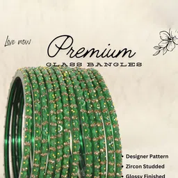 LAVAZZA Set Of 12 Crystals Cubic Zirconia Studded & Beaded Bangles image 5