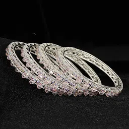 NMII Set Of 4 Zircon Bangles image 1