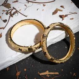 Silvermerc Designs Set of 2 Gold-Plated  Bangles-picture-17
