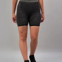 c9 airwear Solid Women Black Sports Shorts-picture-19