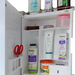 urban choice storage washbasin rack and shelf Plastic Wall Shelf image 2