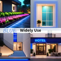 shinepark 600 LEDs 5 m Blue Steady Strip Rice Lights image 5