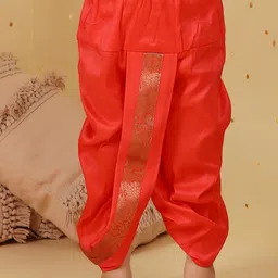 KID1 Boys Floral Printed Mandarin Collar Sherwani & Dhoti image 3