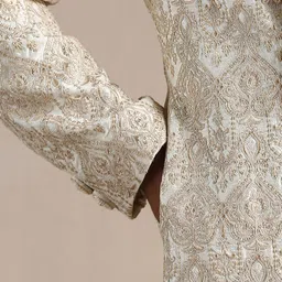 Manyavar Men Self-Design Sherwani Set image 2