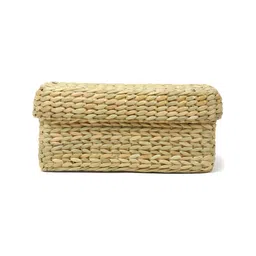 HABERE INDIA Bohemian Beige Bamboo Multi-Utility Long Lid Box Organiser image 5