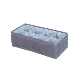 HOUSE OF QUIRK Grey 8 Grids Foldable Closet Organizer-image-70