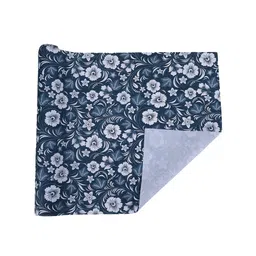 Dakshya Industries Small Flower Blue Printed PVC Shelf Liner image 3
