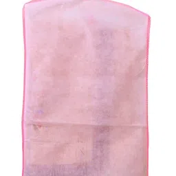 atorakushon Set Of 36 White & Pink Printed Non-Woven Saree Organisers image 2