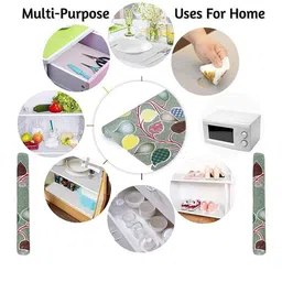 Dakshya Industries Green Ambi Printed Anti Slip Self Cover Roll image 2