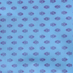 Kuber Industries Set Of 8 Blue Floral Printed Clothes Organiser image 4