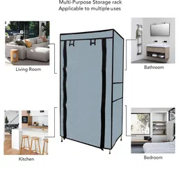 Rmerchants Grey & Black Water Resistant Shoe Rack image 4