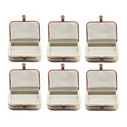 atorakushon Set Of 6 Printed Jewellery Organisers image 4