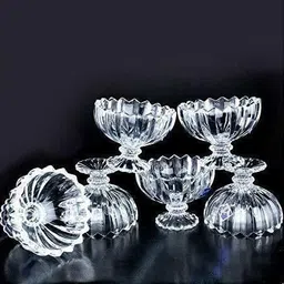 Glass Serving Bowl Glace Ice Cream Bowls Dessert Bowls Sundae Bowls-image-1