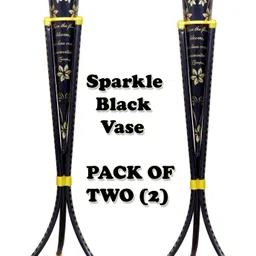 sps craft Black Pot Print without flower Iron Vase image 2