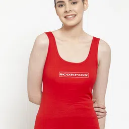 Friskers Women Red Tank Top-image-9