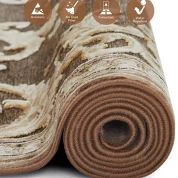 obsessions Brown and Beige Persian 5x7 Feet Machine Made Carpet image 5