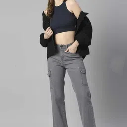 high waist Women Cargos-picture-17