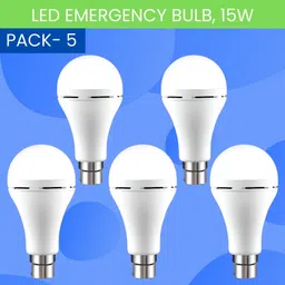 sacro 15W Rechargeable Inverter LED Bulb with Upto 4H.Power Cut Lighting Pack of_5D397 4 hrs Bulb Emergency Light-picture-28