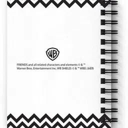 warner bros. Friends Theme Wiro A5 Diary Unruled 120 Pages image 2