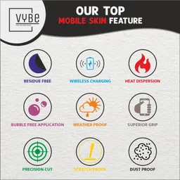 VYBE The Smart Choice Vivo X70 Pro Pattern Embossed Mobile Skin image 2