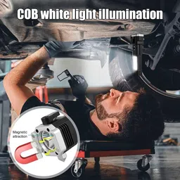 AARADH Powerful LED Flashlight, Rechargeable Emergency Light Light Strip image 3