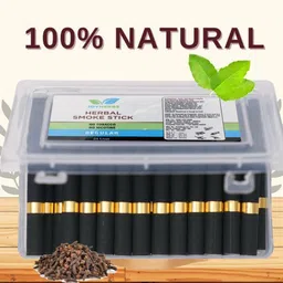 joyherbs Ayurvedic Herbal Cigarettes For Smoking Black King Size Cigarette Smoke Sticks Smoking Cessations image 3