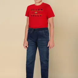Allen Solly Junior Boys Mid-Rise Jogger Low Distress Jeans image 4