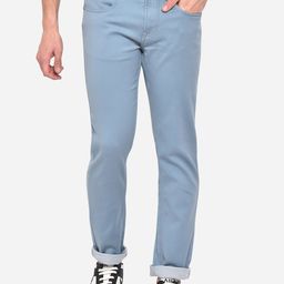 Greenfibre Men Blue Plus Size Slim Fit Stretchable Jeans-picture-4