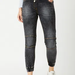 DressBerry Women Black Relaxed Fit Stretchable Jeans-image-52