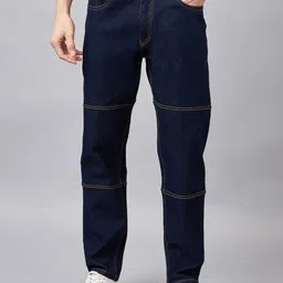 STUDIO NEXX Men Relaxed Fit Clean Look Stretchable Jeans-picture-25