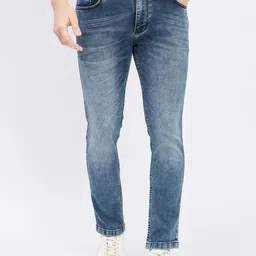 Duke Men Slim Fit Heavy Fade Stretchable Jeans-picture-16