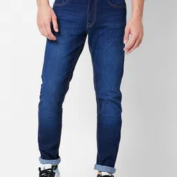 GIORDANO Men Slim Fit Light Fade Clean Look Stretchable Jeans-picture-25
