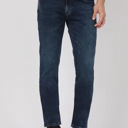 Mufti Men Straight Fit Light Fade Stretchable Jeans image 1