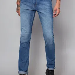Cantabil Men Comfort Heavy Fade Clean Look Cotton Stretchable Jeans-picture-26
