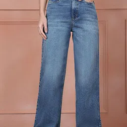 PUELLA Women Straight Fit High-Rise Light Fade Stretchable Jeans-picture-28
