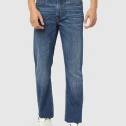 Celio Men Blue Regular Fit Light Fade Stretchable Jeans-image-73