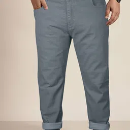 Jb Just BLACK Men Urban Slim Grey Clean Look Mid-Rise Acid Wash Cotton Stretchable Jeans-picture-23