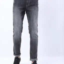 KETCH Men Grey Skinny Fit Stretchable Jeans-picture-31
